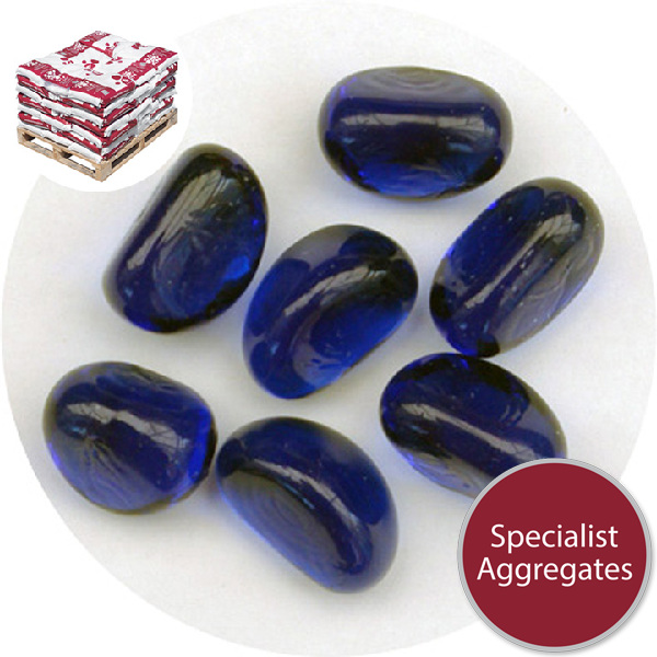 Glass Stones - Dark Blue